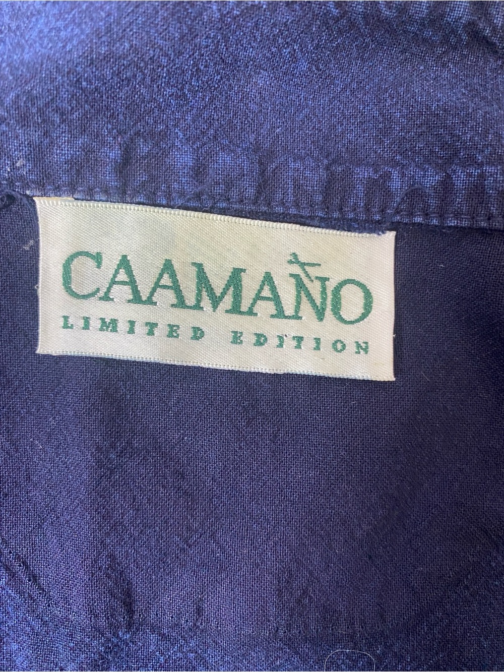 Caamano Limited Edition Embroidered Boho Western Tunic Shirt Blue Medium - Picture 6 of 9